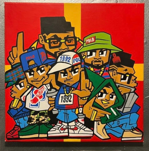 "The Posse" Canvas