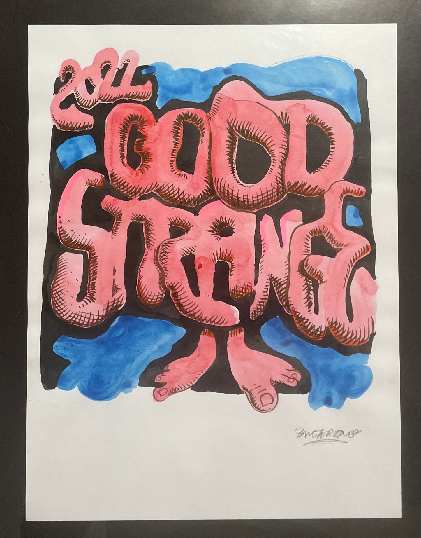 "Good Strange" Watercolor